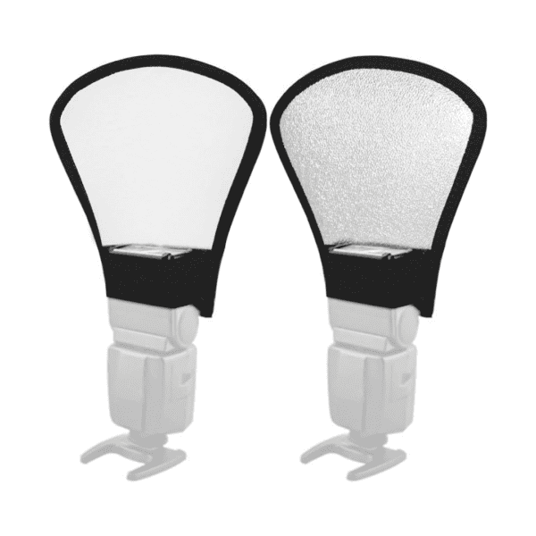 Difusor 2 en 1 reflector para flash