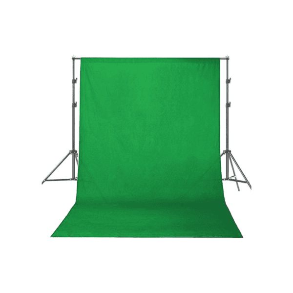 Fondo de tela verde 2x3m