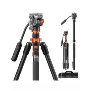 K&F Concept KF09136 Tripode Cabezal Fluido