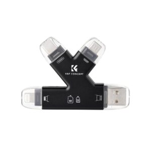 Lector de Tarjetas SD Micro SD 4 en 1 KF42.0006