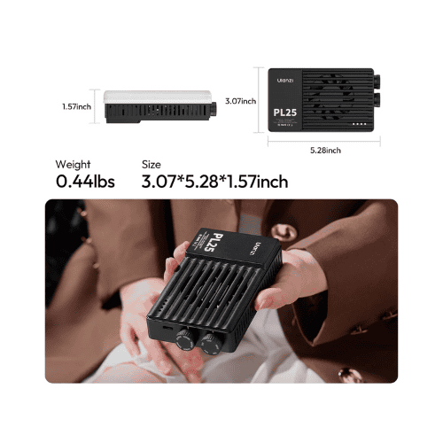 Luz de Video mini panel LED Ulanzi PL25 Bicolor 25W - Image 2