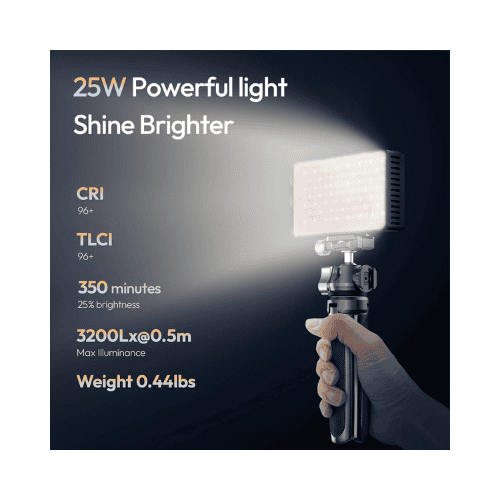 Luz de Video mini panel LED Ulanzi PL25 Bicolor 25W - Image 7