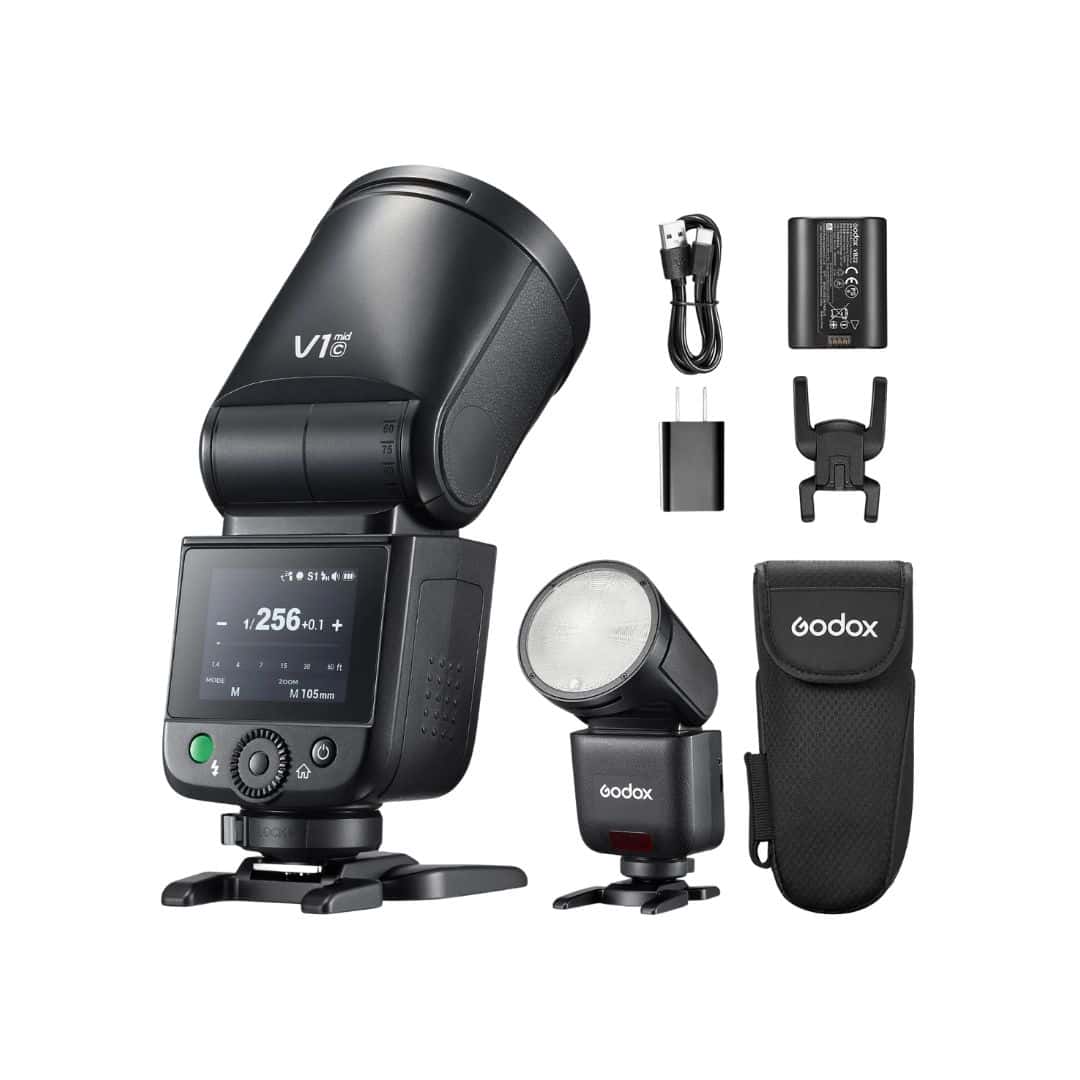 Flash Godox V1 Mid para Canon